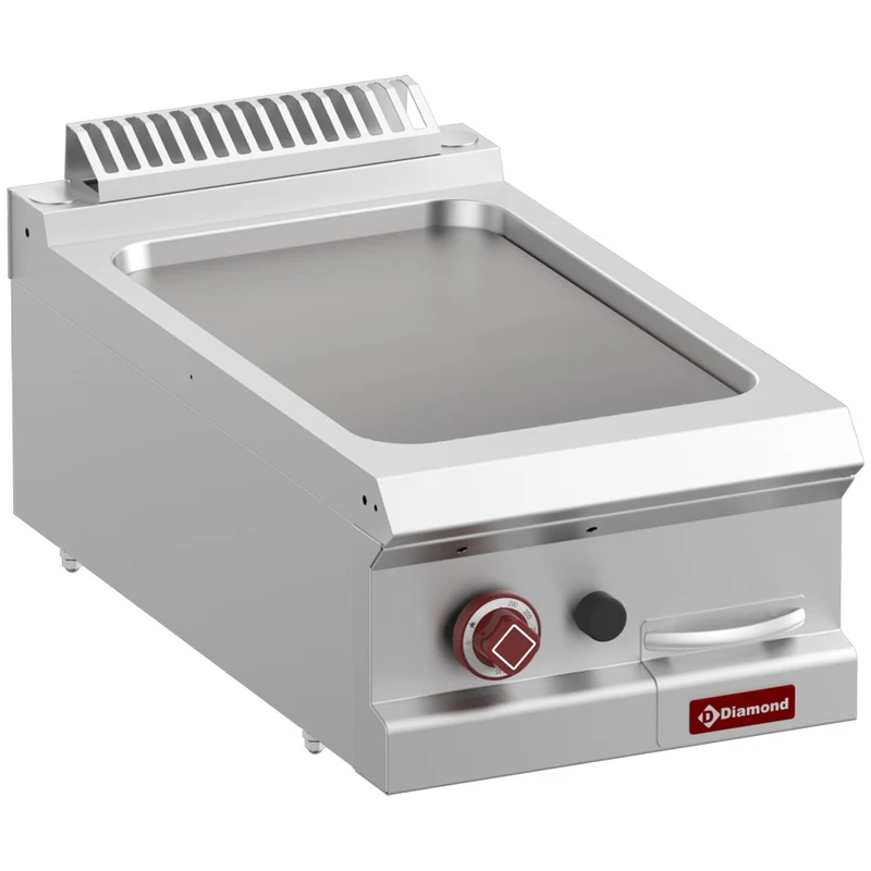 Gas-Grillplatte glatt, 700er Serie , Tischgerät 400mm, G7/PL4T-N