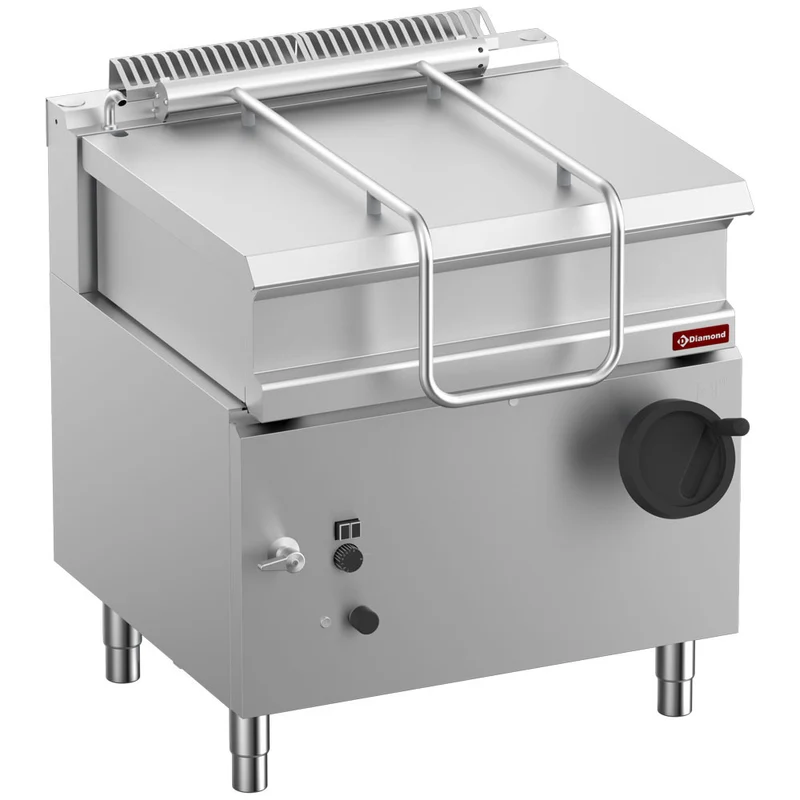 Gas-Kippbratpfanne 60 Liter , Manuelle Kippung , Edelstahl, G7/BRI8-N