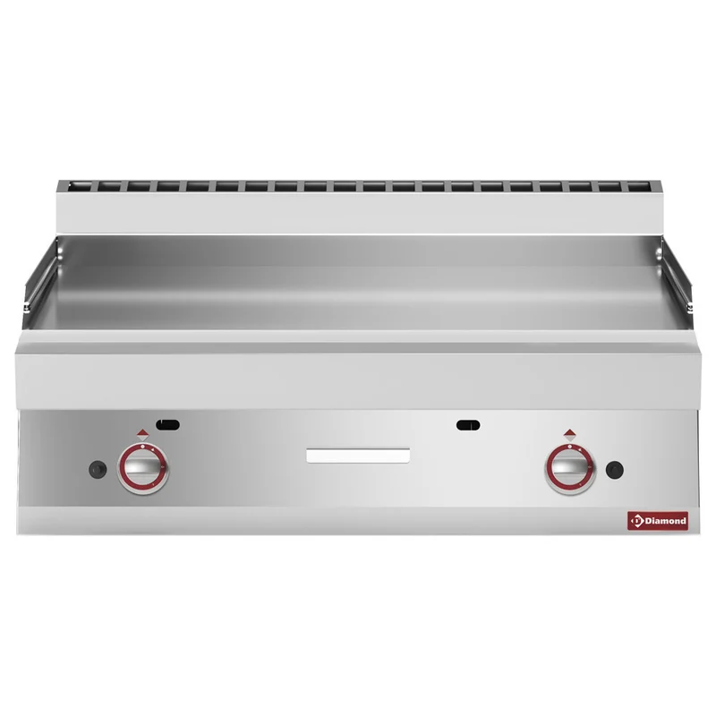 Gas-Bratplatte 100cm , Glatte Gusseisen-Grillfläche , Tischgerät, G65/PL10T-N