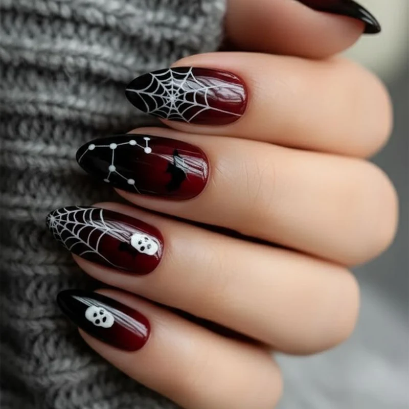 Halloween-Themen 3D Nagelkunst Erweiterungen Karnz