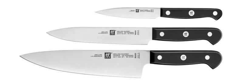 ZWILLING Gourmet Messerset 3-tlg. (Schäl-/Fleisch-/Kochm.)