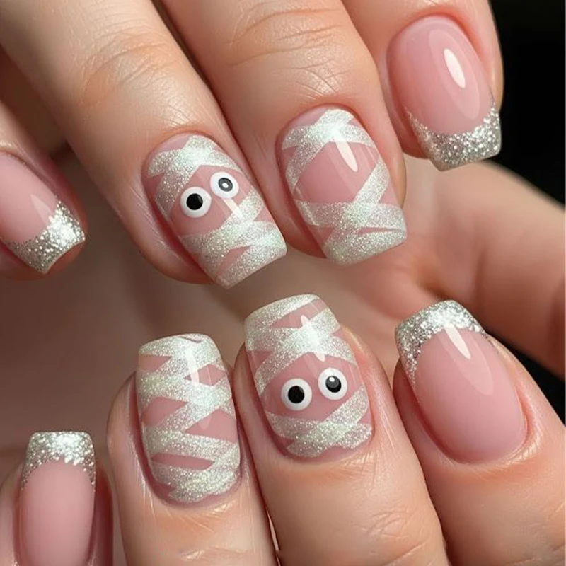 Halloween-inspirierte 3D-Nagelkunst-Set Karnz