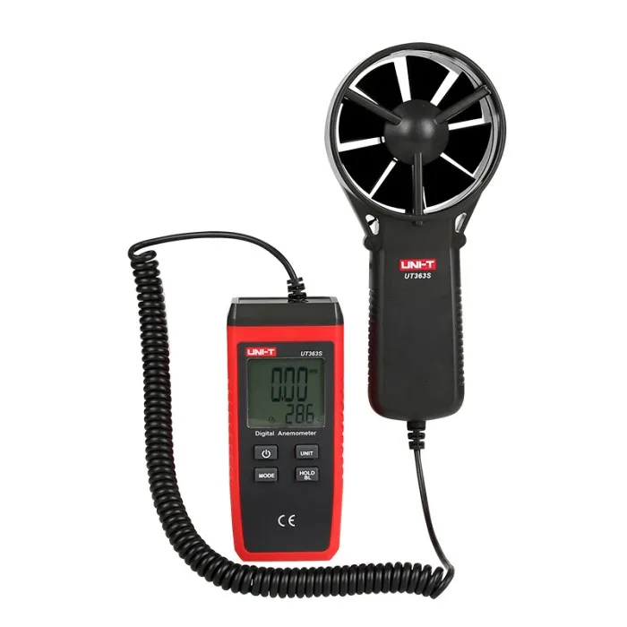 Uni-Trend Handliches Profi-Anemometer zur Messung von Luftvolumen und -richtung UT363S