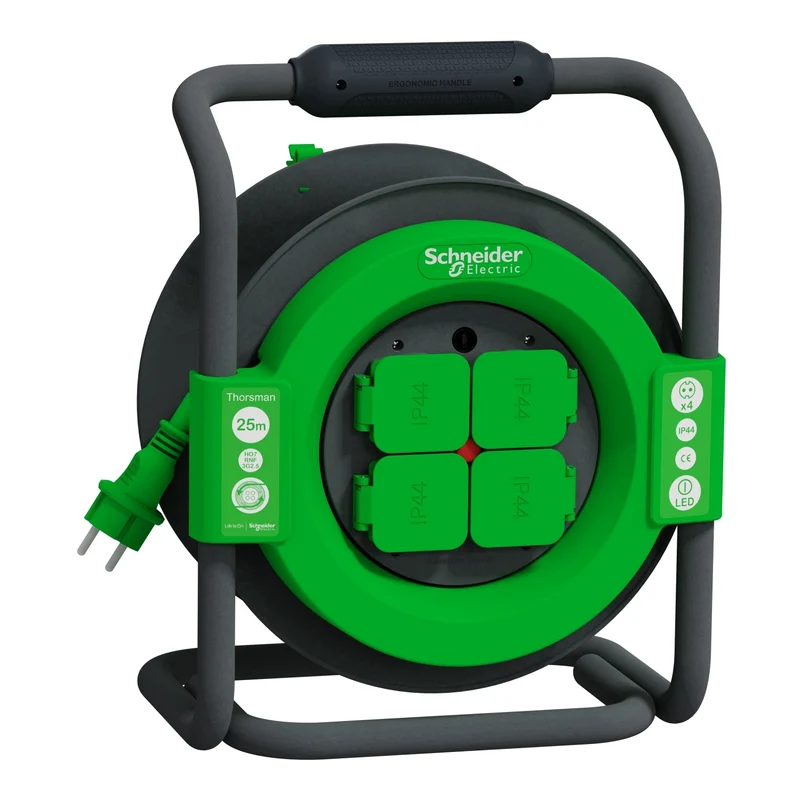 Schneider IMT33148 Thorsman PROchantier 25m H07RN-F 3G2.5 IP44 Cable Reel