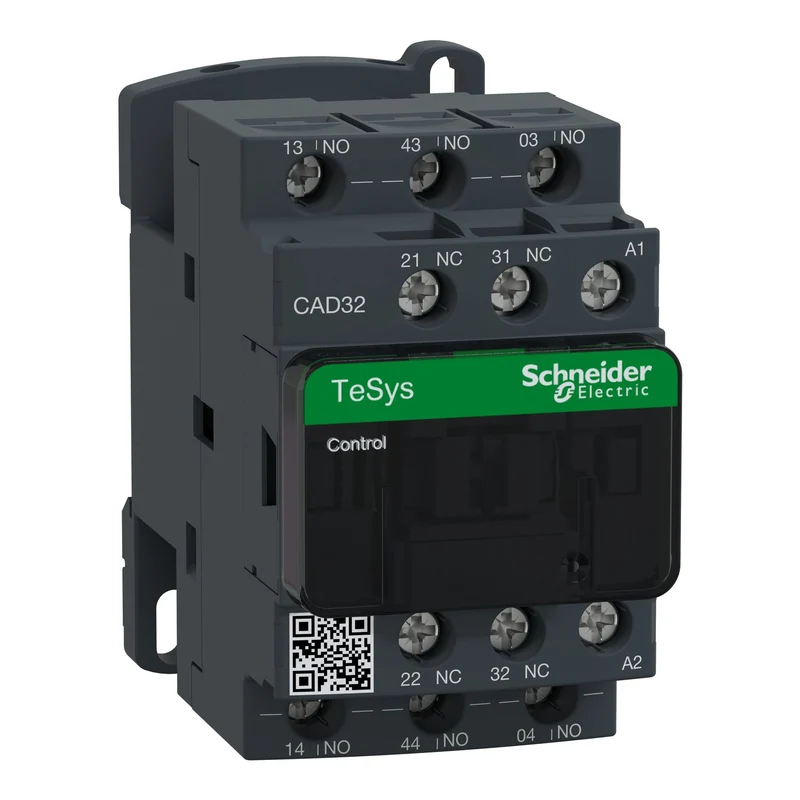 Schneider CAD32P7 Control Relay, TeSys K, 3NO+2NC 0-690V 24VDC