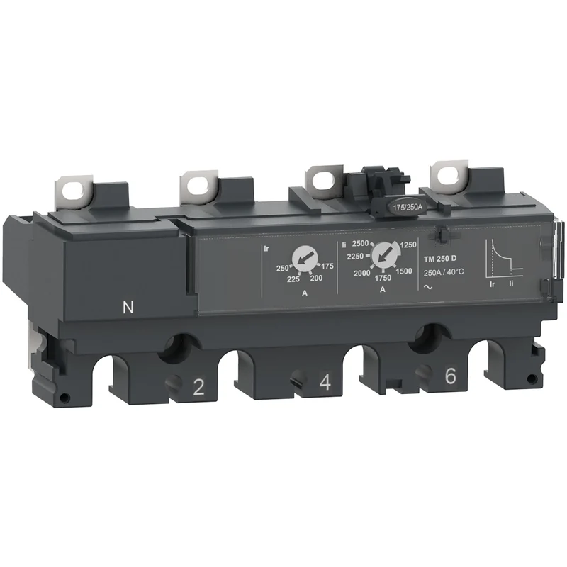 Schneider C104TM080 TM80D ComPacT NSX Trip Unit 4P 80A Thermomagnetic