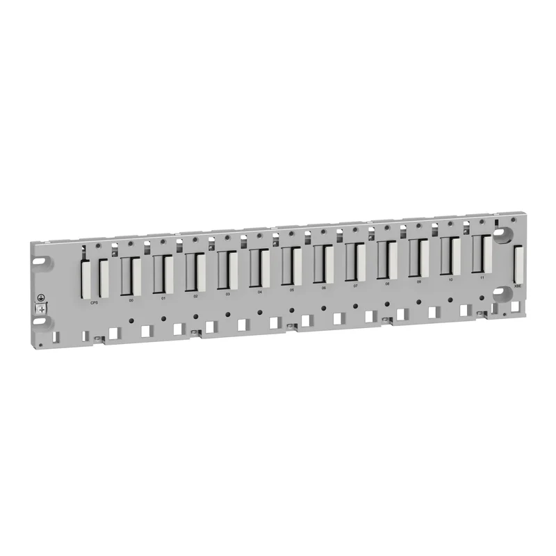 Schneider BMXXBP1200 Backplane, Modicon X80, 12 Slots, Panel, Mounting Plate