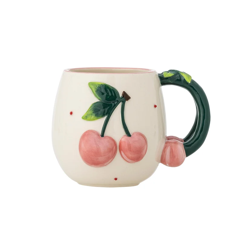 Berrie Becher, Rose, Steingut