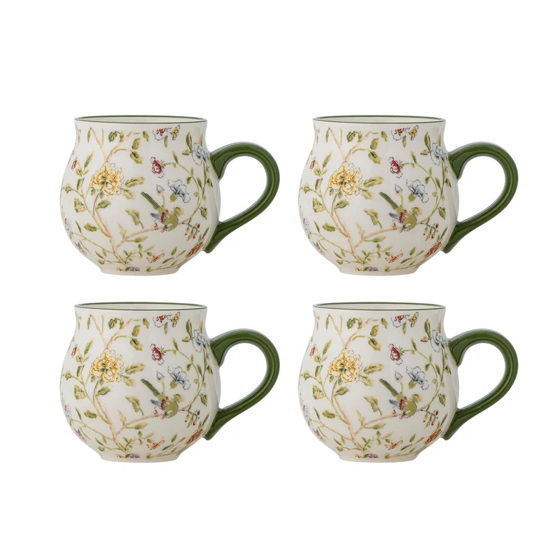 Bloomie Tasse, Bunt, Steingut