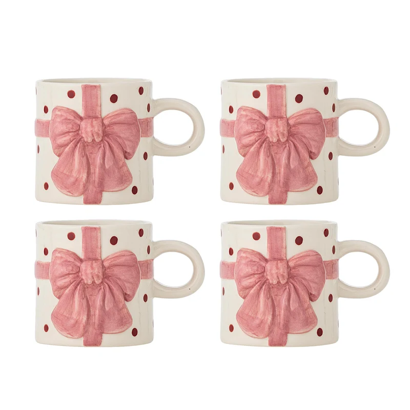 Bowie Becher, Rose, Steingut