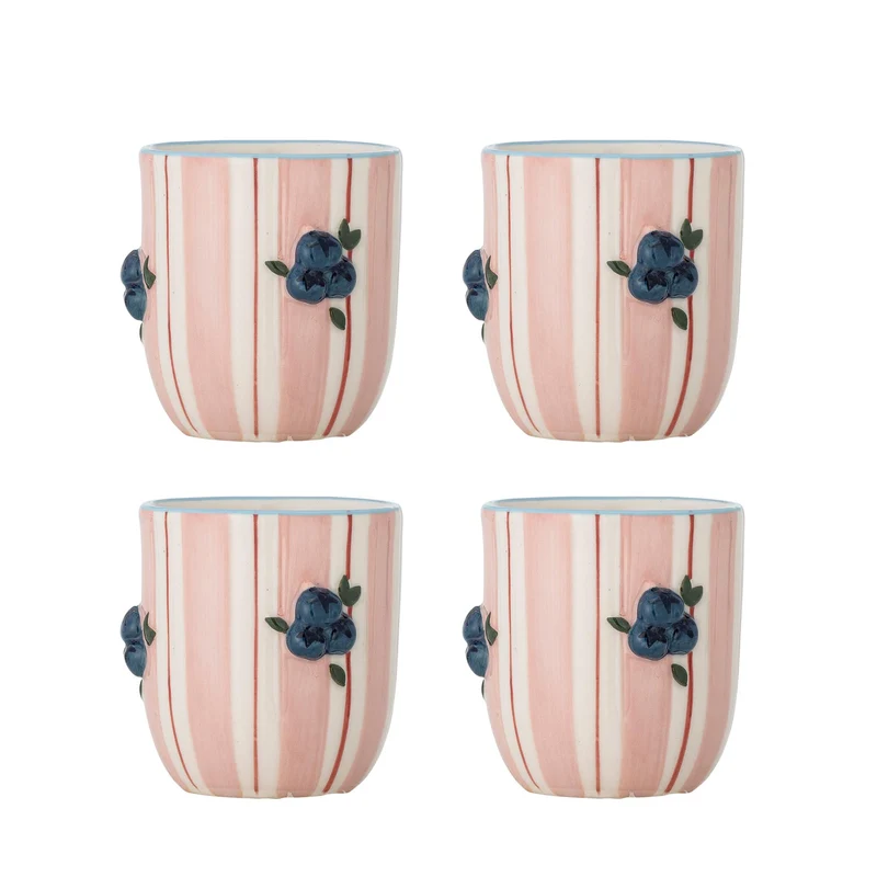Carry Tasse, Rose, Steingut
