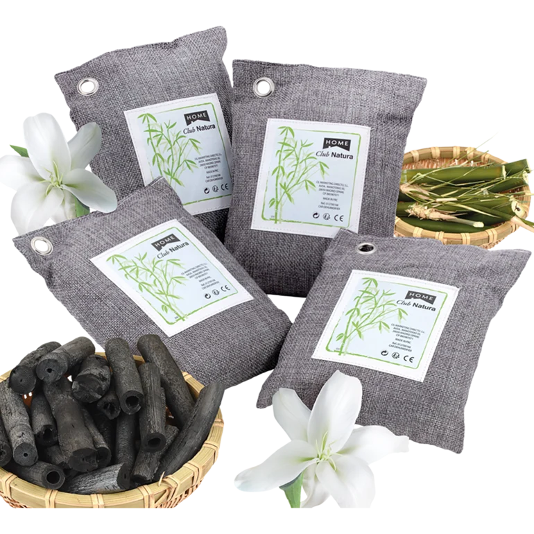 Bamboo-Entfeuchter-Kissen (4er Set)