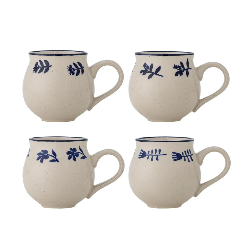 Eimy Tasse, Blau, Steingut