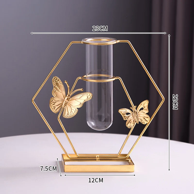 Geometrische Schmetterlings-Dekor-Vasenhalter
