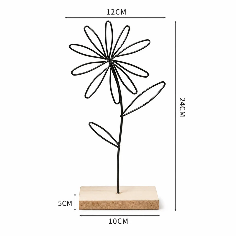 Blumen Draht Skulptur