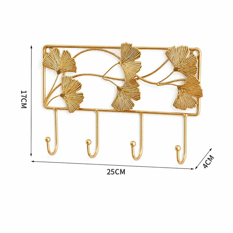Florale Wandhaken-Organizer