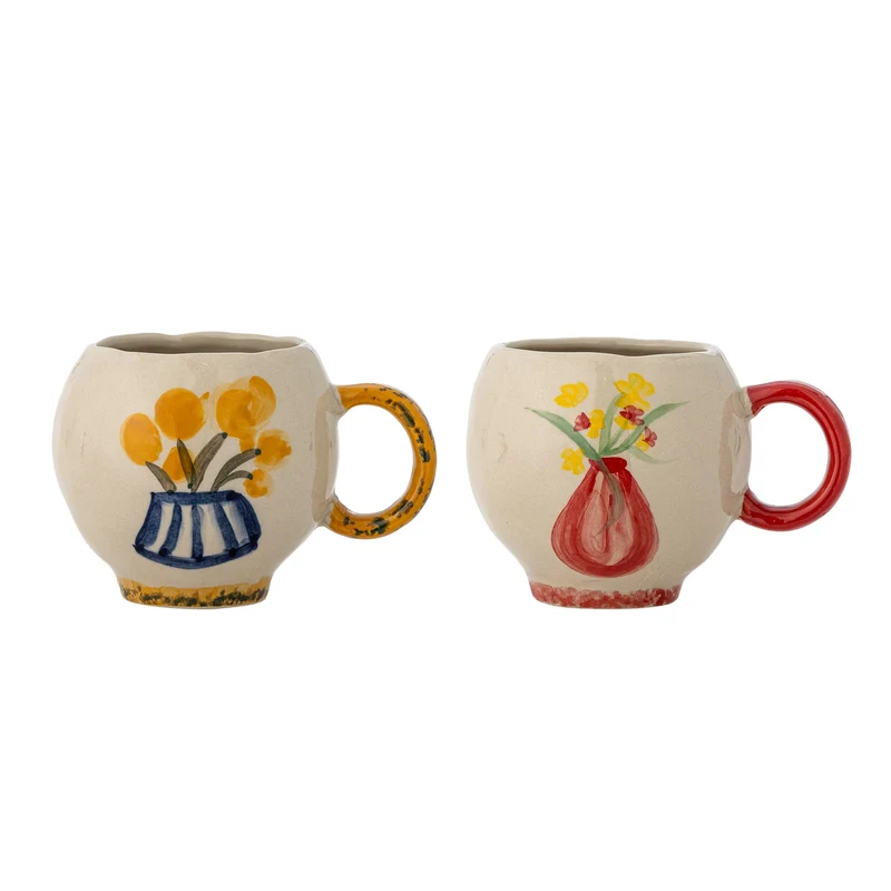 Hiba Tasse, Bunt, Steingut