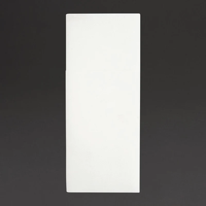 Premium reciklabilne bele airlaid prtičke z žepnim pregibom 48x40cm paket 400 | Fiesta Tablin