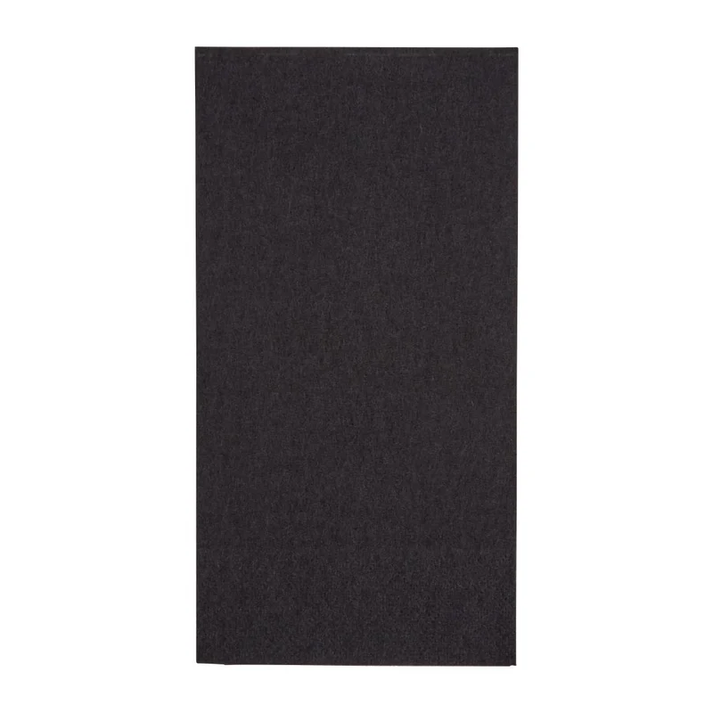 Reciklabilne črne večerne prtičke | Fiesta | Set 2000 | 40x40cm | 1/8 pregib