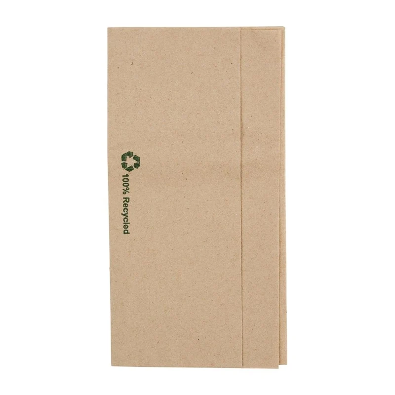 Reciklabilne kraft serviete za dozirnike | Fiesta | Paket 6000 | 32x30cm | 1-slojne