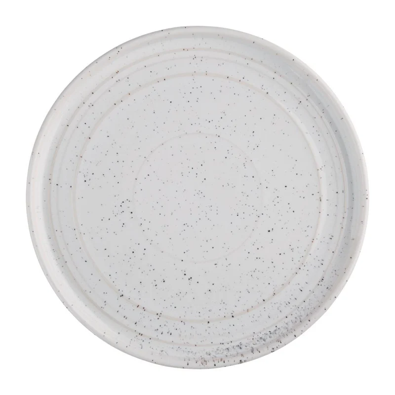 Flat Round Plates 22cm White | Olympia Cavolo | Komplet 6