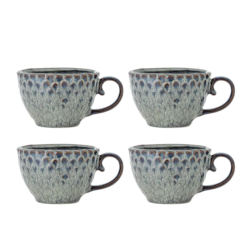 Katrina Tasse, Grau, Steingut