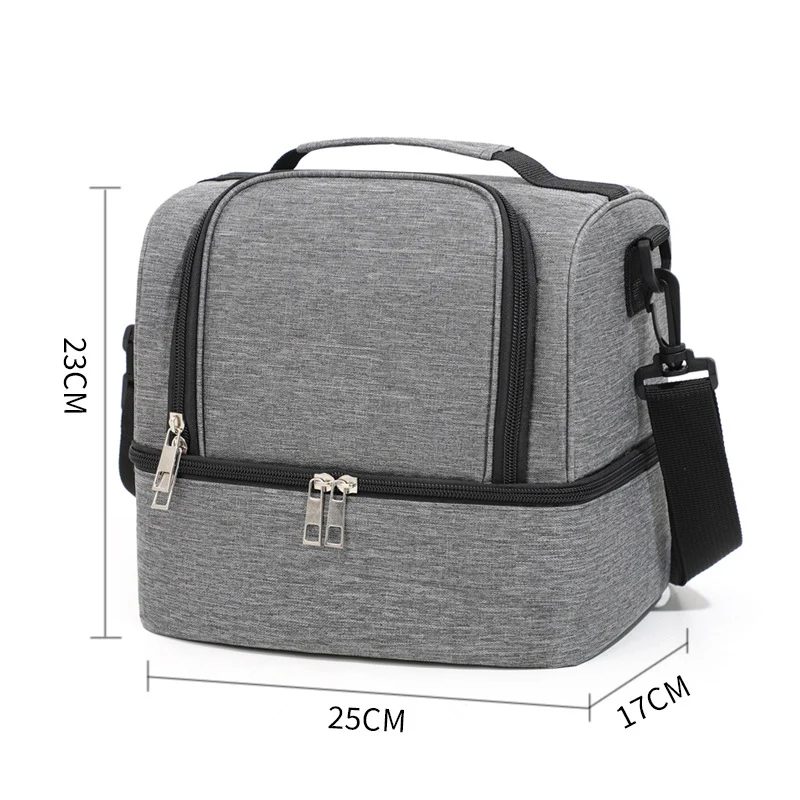 Isolierte Lunch-Kühltasche mit verstellbarem Tragegurt