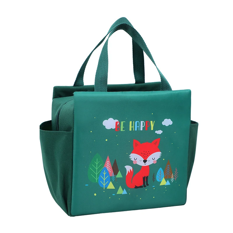 Spaßige und verspielte isolierte Lunch-Tasche