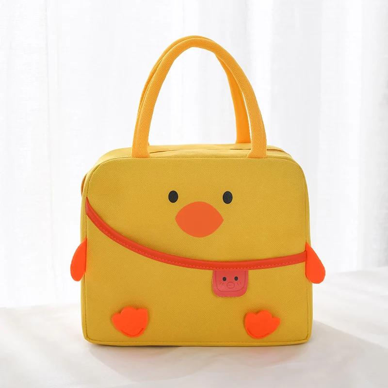 Spaßige, cartoonhafte Lunch-Tasche