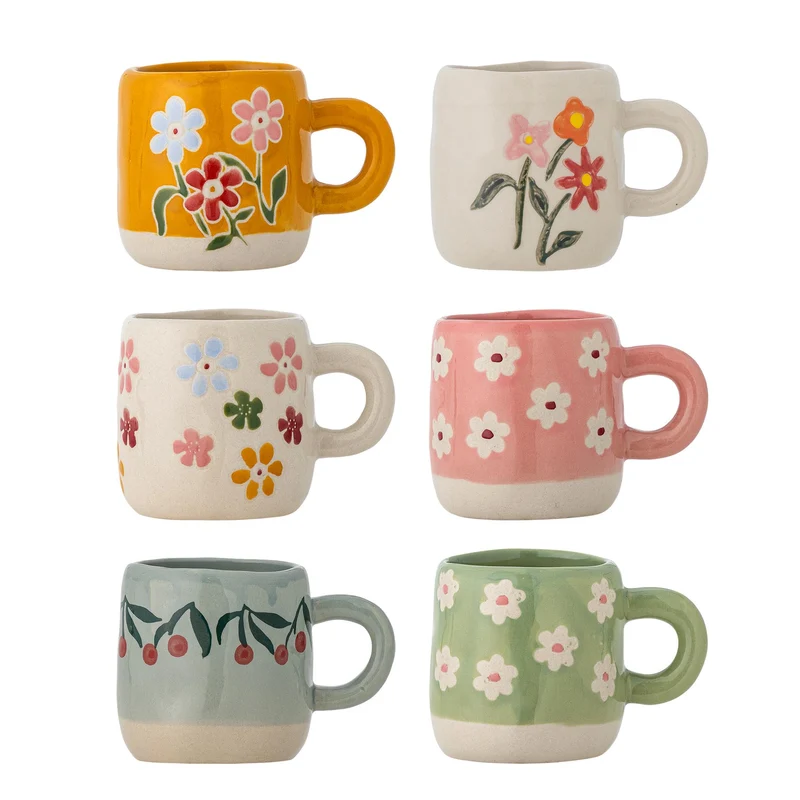 Millie Tasse, Multipack, Bunt, Steingut