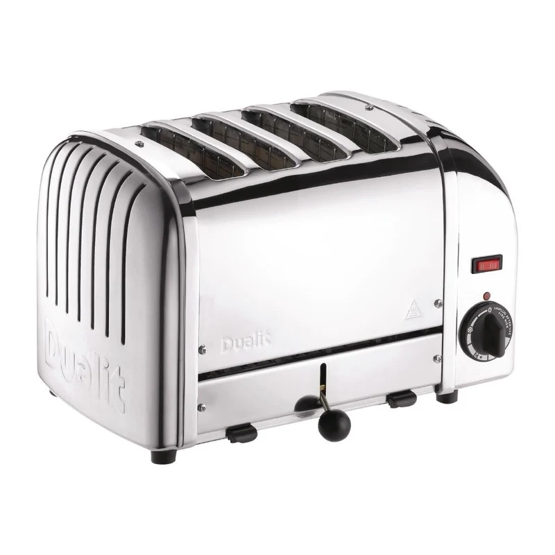 4-reženjski toaster iz nerjavečega jekla z nastavljivimi režami in časovnikom | Dualit 40352