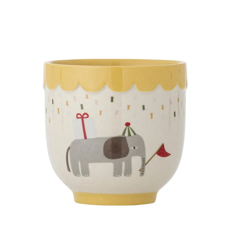 Celebrate Tasse, Gelb, Steingut