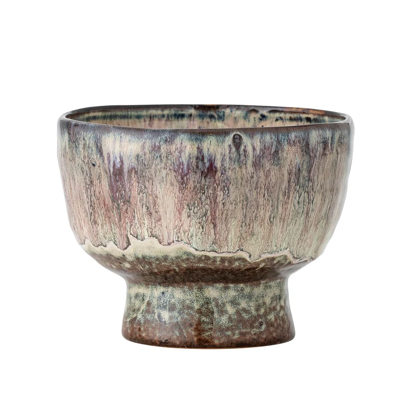 Luella Blumentopf, Blau, Steingut