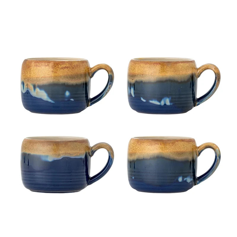 Sheen Becher, Blau, Steingut