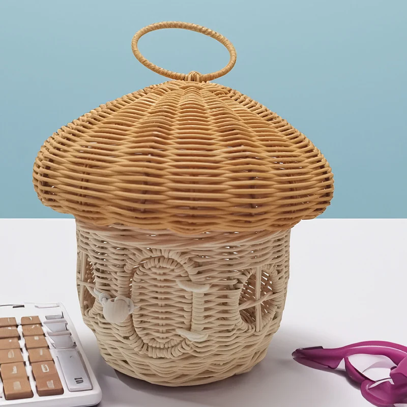 Verspielter Aufbewahrungskorb mit Pilzhut-Design Karnz