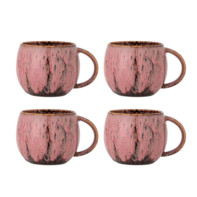 Rayen Becher, Rose, Steingut