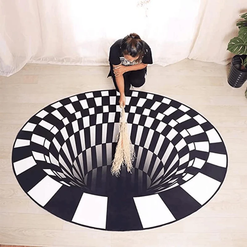 Vortex Illusion Teppich – 3D-Illusionseffekt