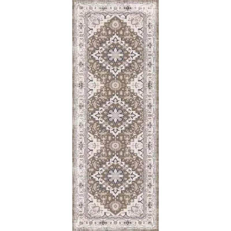 Blumenmuster Läufer Teppich