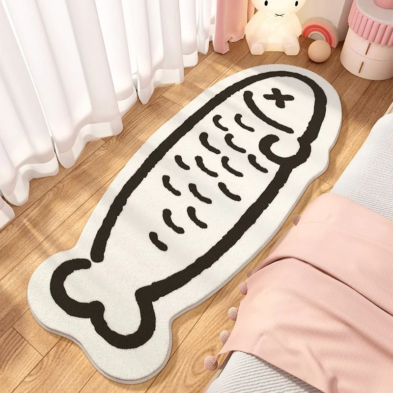 Fischförmiger Dekorativer Teppich