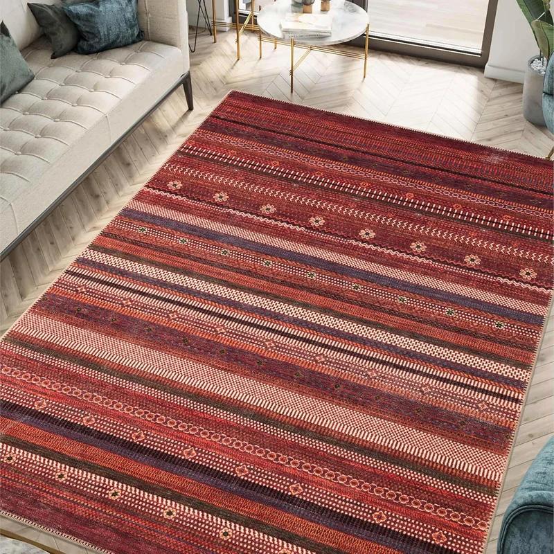 Bohemian inspirierter geometrischer Teppich