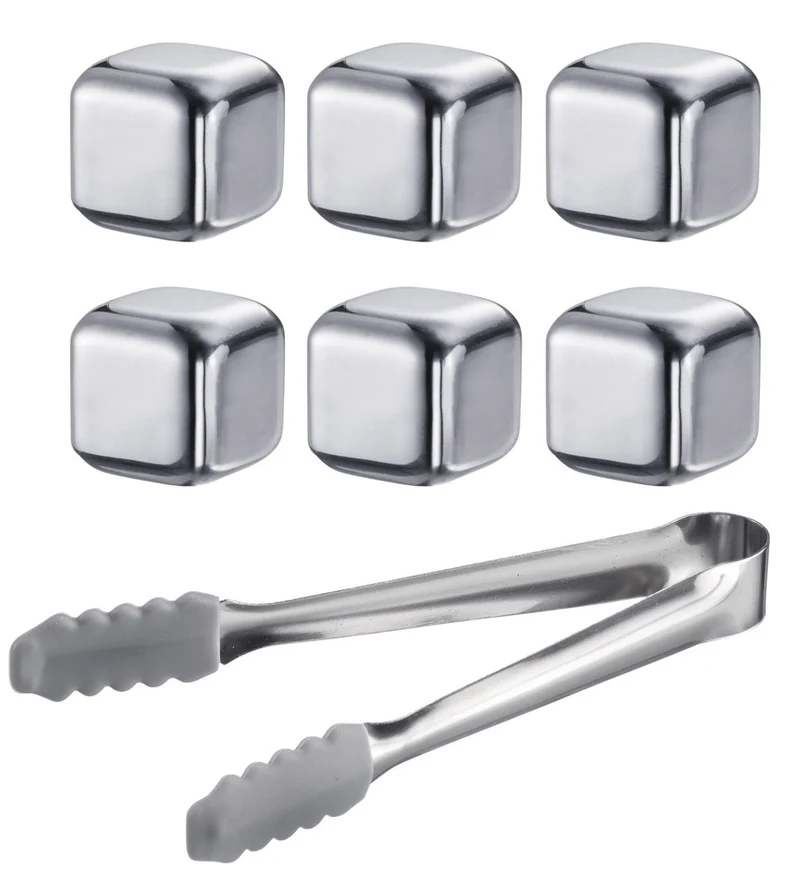 7 tlg. Set Eiswürfel mit Zange Cosmo