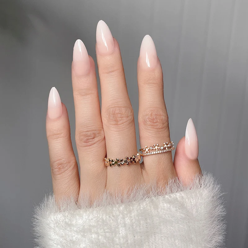 Elegante Stiletto Press-On Nägel Karnz