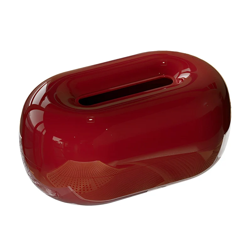 Keramik Tissuehalter Kieselstein-Form 23x11 cm