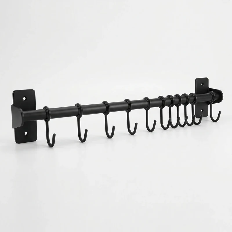 Wandreling Küche mit S-Haken und Deckelhalter