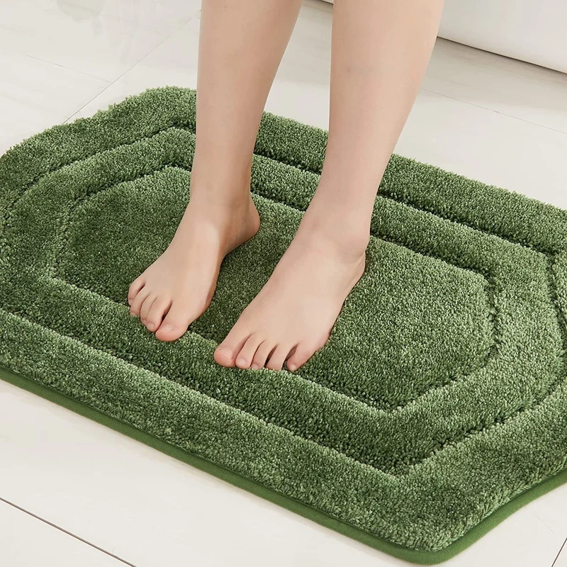 Plüsch Grasstruktur Badmatte