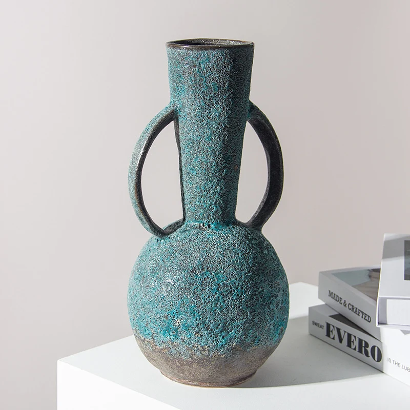 Strukturiert dekorative Keramikvase