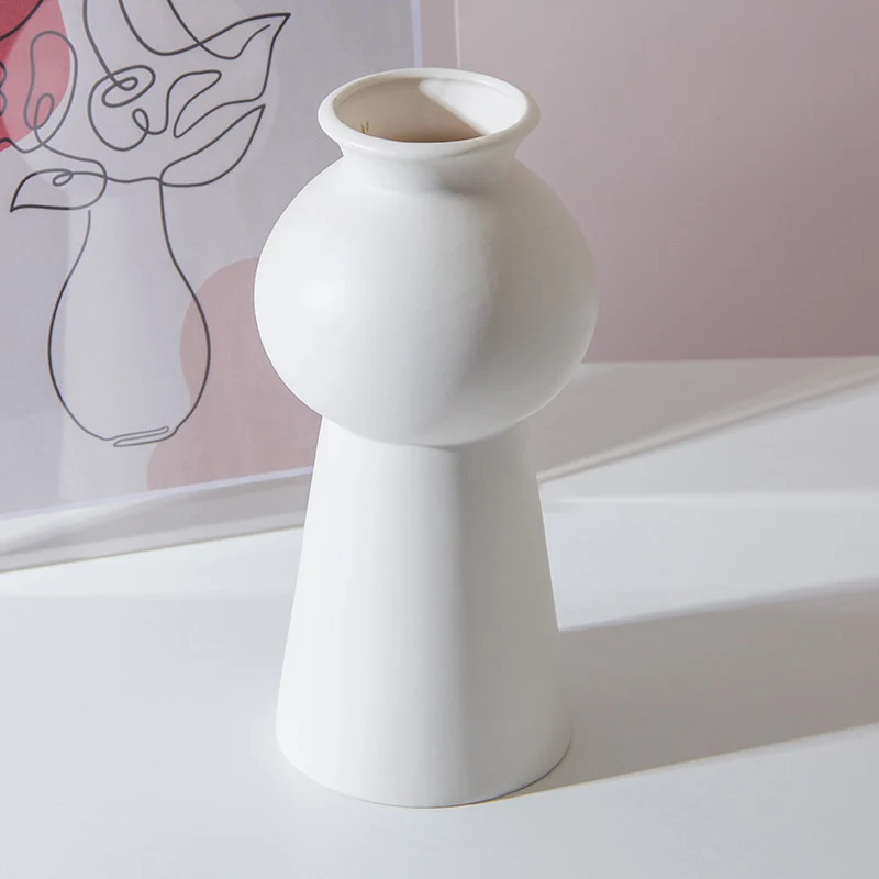 Künstlerische Keramikblumenvase
