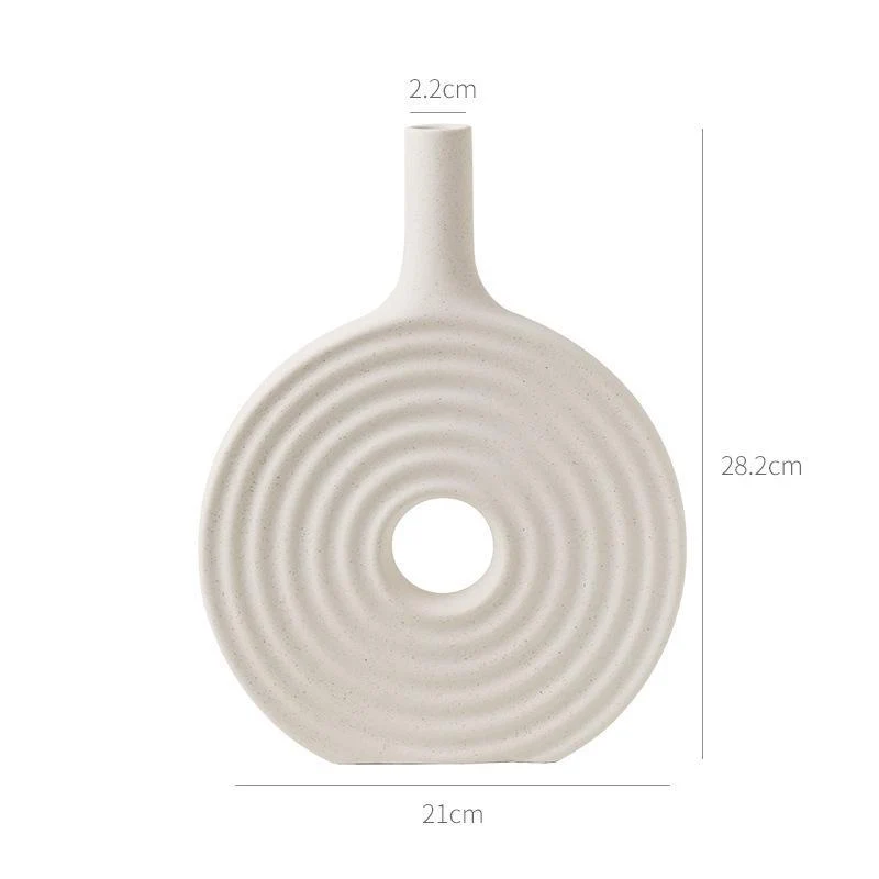 Dekorativer geometrischer Keramikvase