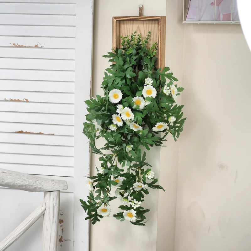 Hängende künstliche Blumen Wanddekoration