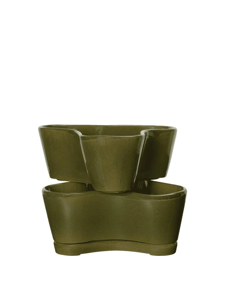 Gemi stapelbare Pflanzgefässe – Set aus 2